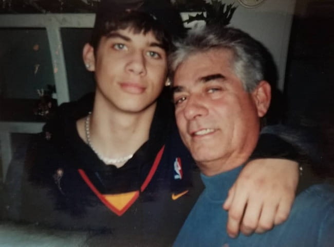 David Eason With His Dad